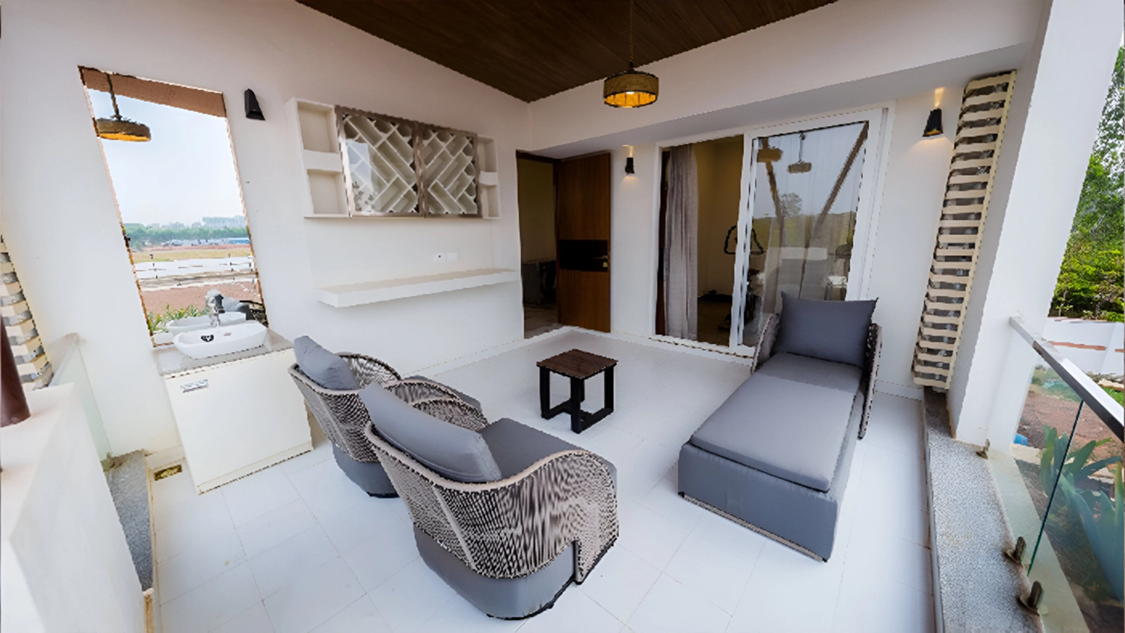 Concorde Abode 99 Villas In Hosur Sarjapur Road Bangalore balcony